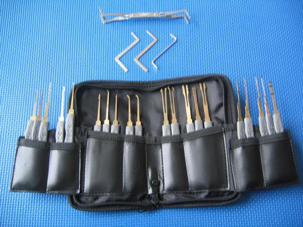 GOSO Lock Pick Set 23pcs with leather case