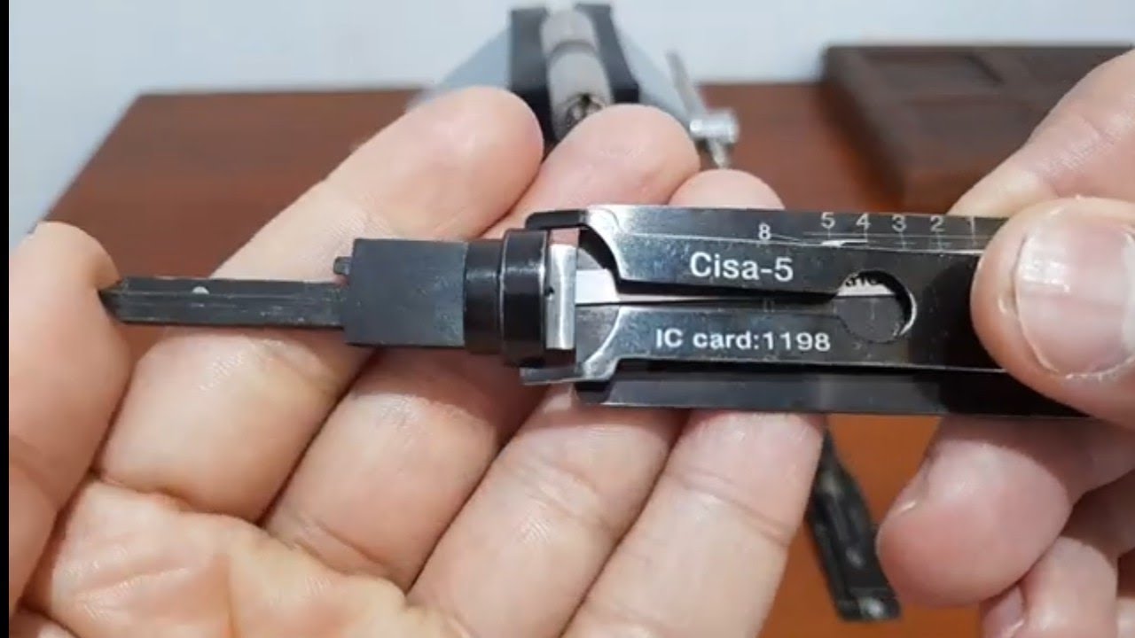 Ganzúa "Lishi" para cerraduras Cisa (Cisa5)