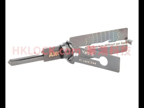 AKK Tools Yale-6 (6-Pin) 2 in 1 Pick for Yale Door Locks