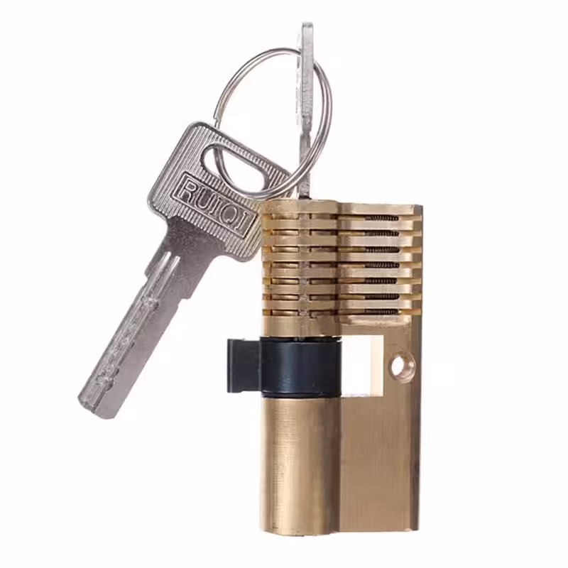 Cutaway 7 Pin Dimple Practice Lock