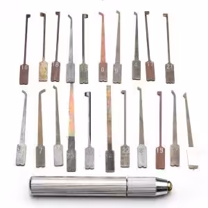 GOSO Interchangeable 21-Piece Lock Pick Set