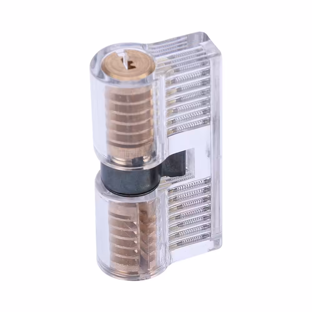 KABA Dimple Pick Set w/ Transparent Practice Lock Bundle