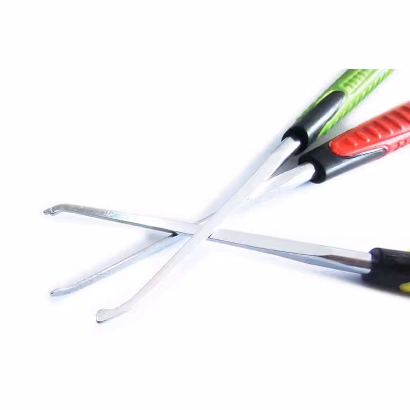 KLOM Premium 7 Pieces Hook Pick Set with Colorful Handle