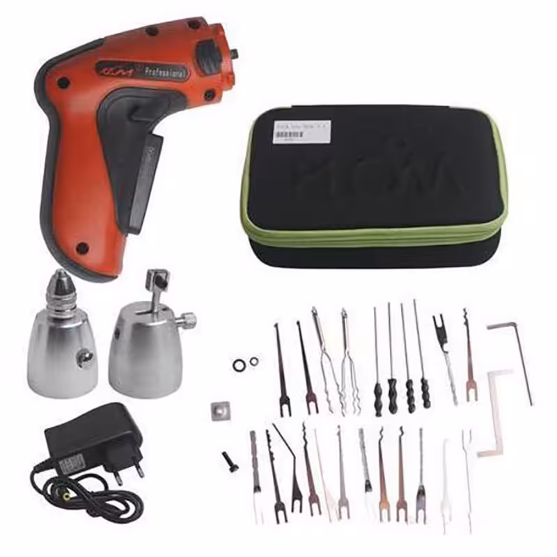 KLOM Electric Pick Gun PLUS with Carry Case
