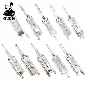 Ultimate Lishi 10-Tool Automotive Lock Picking & Decoding Set