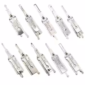 Ultimate Lishi 10-Tool Automotive Lock Picking & Decoding Set