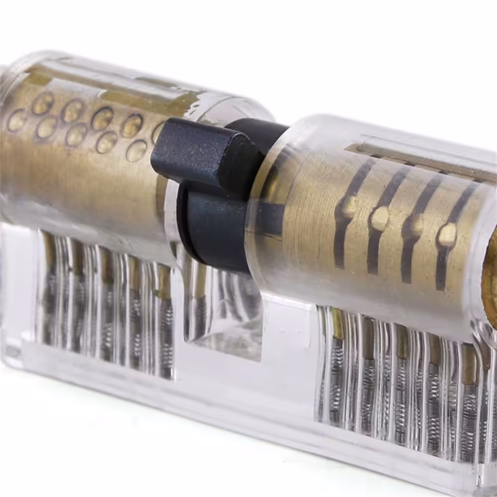 Transparent Double 11 Pin Euro Lock