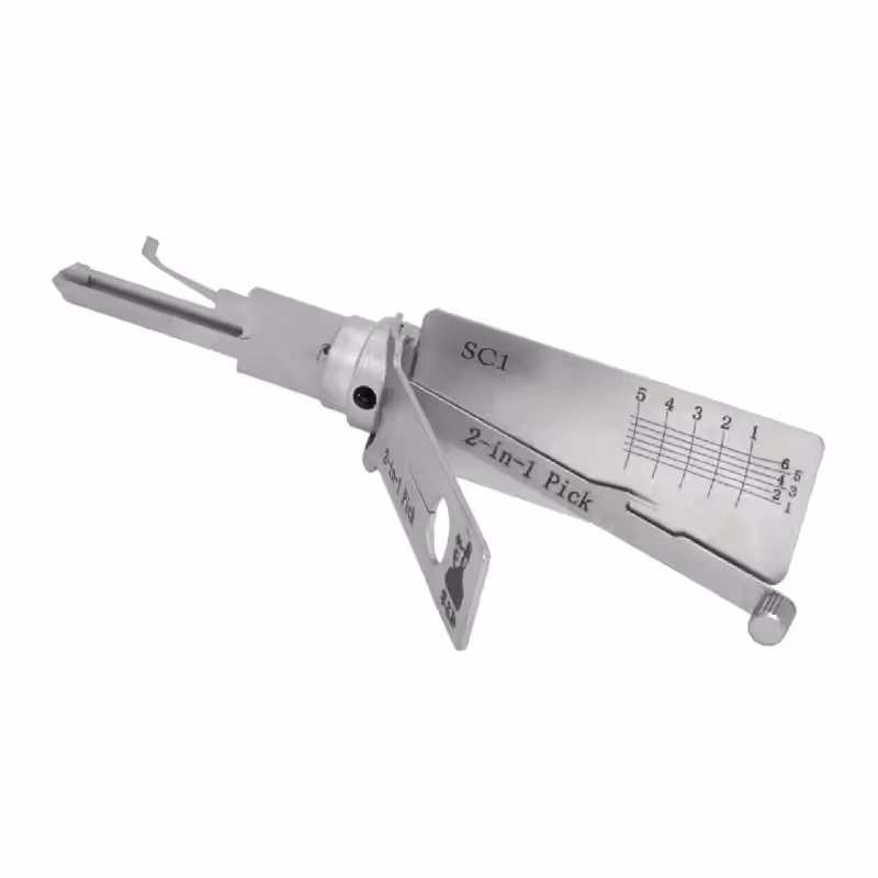 Lishi SC1 2-in-1 Pick & Decoder for 5-Pin Schlage Keyway