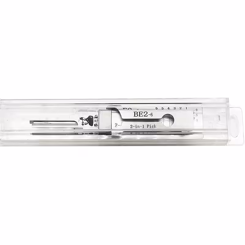 Lishi BE2-6 2-in-1 Pick & Decoder for BEST “A” 6 Pin SFIC Cylinders
