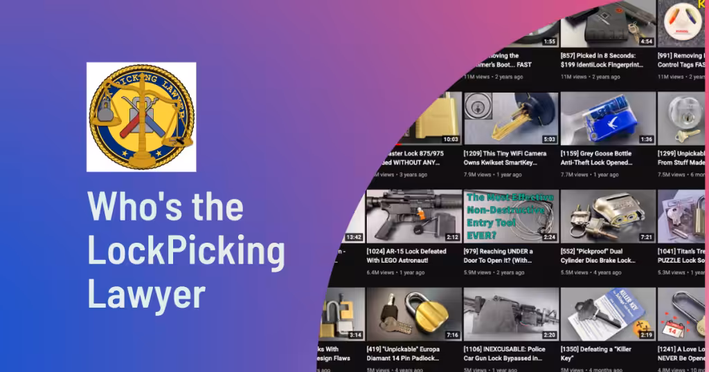 Who's the LockPickingLawyer?