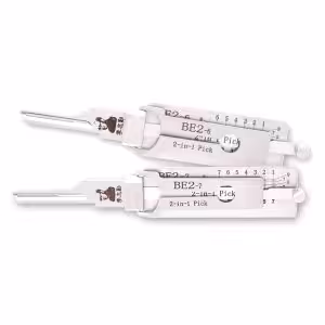 Lishi BE2 BEST A 6-Pin & 7-Pin 2-in-1 Residential Tools - Bundle of 2