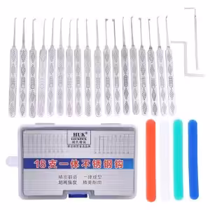 HUK 18 Pieces Lock Pick Set