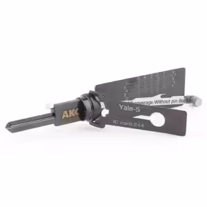 Lishi Style AKK Yale-5 2-in-1 Pick & Decoder for YALE 5-Pin Rim Cylinder