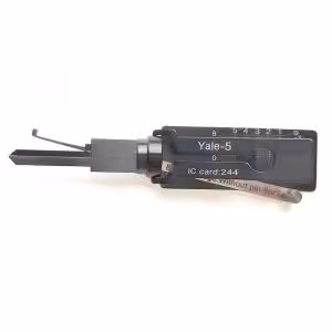 Lishi Style AKK Yale-5 2-in-1 Pick & Decoder for YALE 5-Pin Rim Cylinder