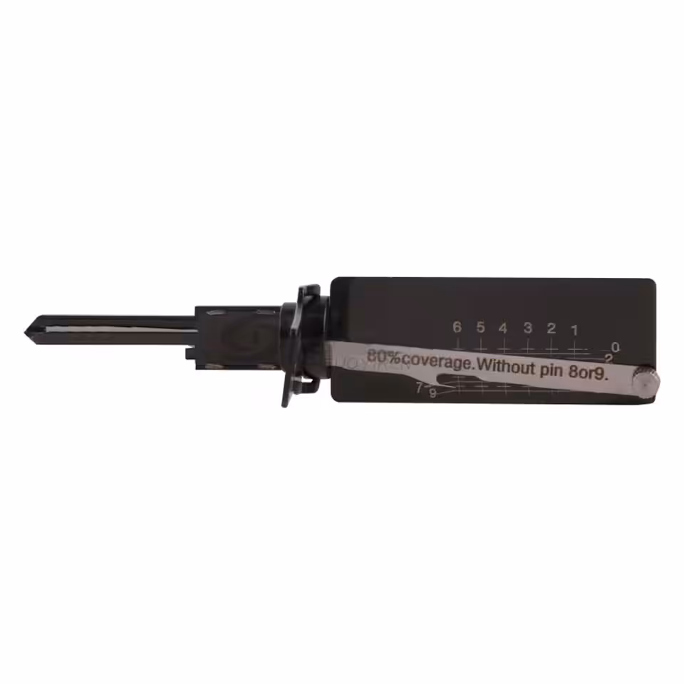 Lishi Style AKK Yale-6B 2-in-1 Pick & Decoder for YALE 6-Pin Euro Lock Cylinder