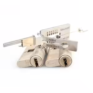 Lishi Style AGB 2-in-1 Decoder and Pick for AGB Locks Cylinders