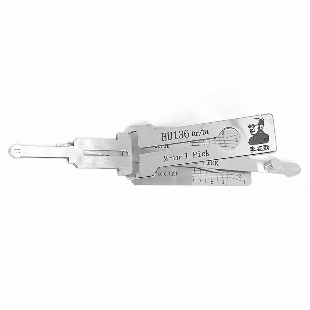 Lishi HU136 2-in-1 Decoder and Pick for Renault/Dacia